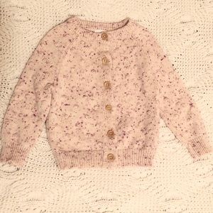 Jamie kay Raspberry Fleck Cardigan size 3